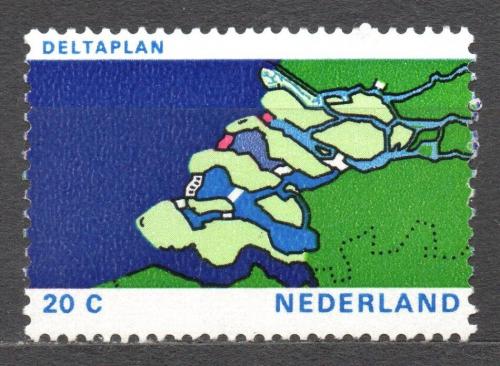Poštovní známka Nizozemí 1972 Plánování delty Mi# 974