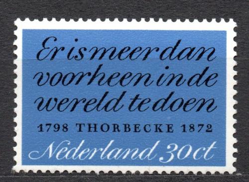 Poštovní známka Nizozemí 1972 Citát, Johan Rudolf Thorbecke Mi# 989