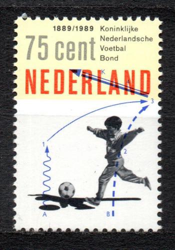 Poštovní známka Nizozemí 1989 Fotbal Mi# 1369