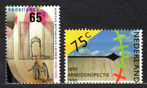 Poštovní známky Nizozemí 1990 Výroèí Mi# 1375-76