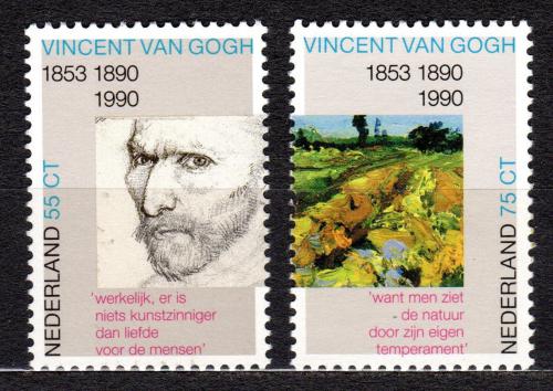 Poštovní známky Nizozemí 1990 Umìní, Vincent van Gogh Mi# 1377-78