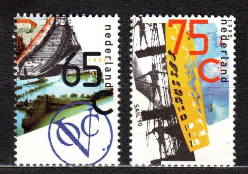 Poštovní známky Nizozemí 1990 Lodì Mi# 1388-89