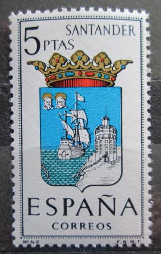 Poštovní známka Španìlsko 1965 Znak Santander Mi# 1555