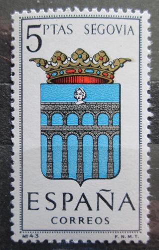 Poštovní známka Španìlsko 1965 Znak Segovia Mi# 1556