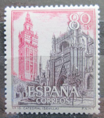 Poštovní známka Španìlsko 1965 Katedrála v Seville Mi# 1554