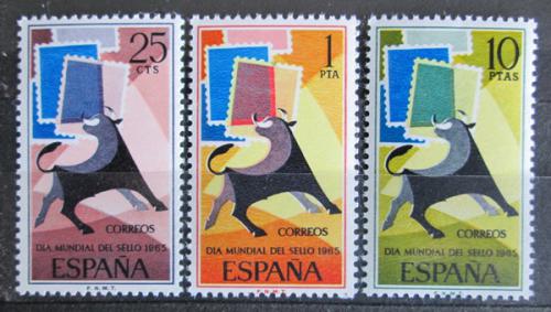 Poštovní známky Španìlsko 1965 Svìtový den známek Mi# 1548-50