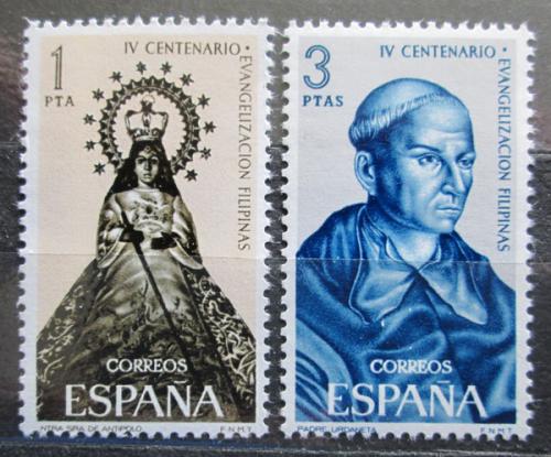 Poštovní známky Španìlsko 1965 Christianizace Filipín, 400. výroèí Mi# 1587-88