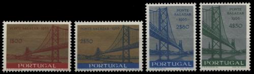 Poštovní známky Portugalsko 1966 Most Salazar Mi# 1008-11 Kat 8€