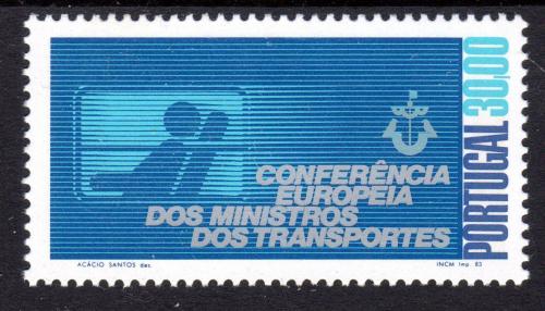 Poštovní známka Portugalsko 1983 Konference ministrù dopravy Mi# 1602