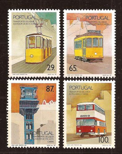 Poštovní známky Portugalsko 1989 MHD v Lisabonu Mi# 1787-90 Kat 8.50€