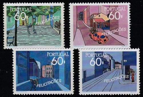 Poštovní známky Portugalsko 1990 Pozdravy Mi# 1825-28 Kat 6.40€
