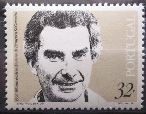 Poštovní známka Portugalsko 1990 Francisco Sá Carneiro, politik Mi# 1847