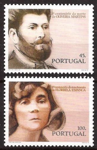 Poštovní známky Portugalsko 1994 Osobnosti Mi# 2002-03