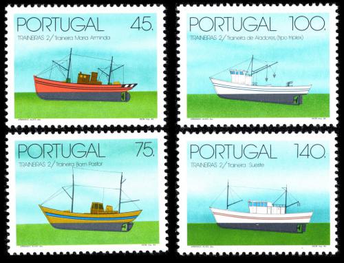 Poštovní známky Portugalsko 1994 Rybáøské lodì Mi# 2037-40 Kat 5€