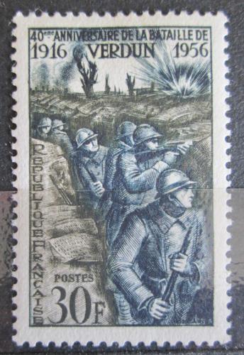 Poštovní známka Francie 1956 Bitva u Verdunu, 40. výroèí Mi# 1081
