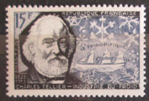 Poštovní známka Francie 1956 Charles Tellier, fyzik Mi# 1084