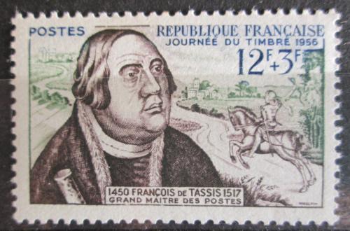 Poštovní známka Francie 1956 Franz von Taxis Mi# 1082