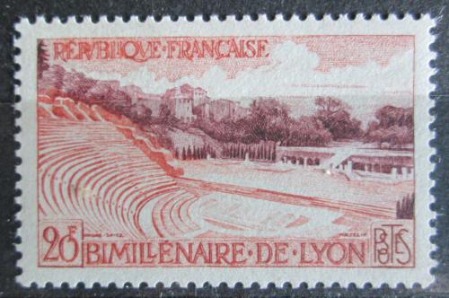 Poštovní známka Francie 1957 Øímské divadlo Fourvière, Lyon Mi# 1159
