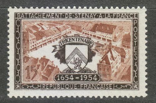 Poštovní známka Francie 1954 Tržištì v Stenay Mi# 1013