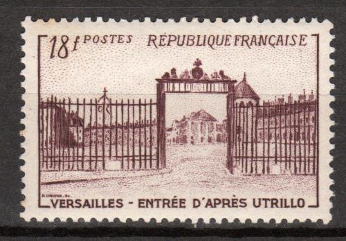 Poštovní známka Francie 1952 Zámek Versailles Mi# 957