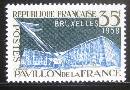 Poštovní známka Francie 1958 Svìtová výstava v Bruselu Mi# 1192