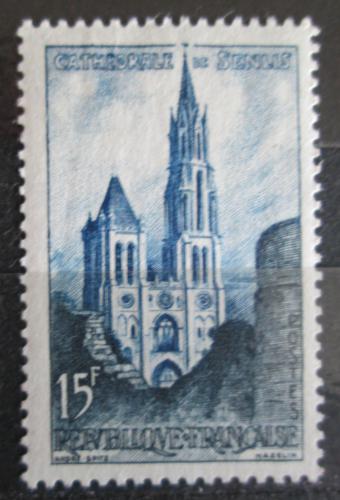 Poštovní známka Francie 1958 Katedrála v Senlis Mi# 1201