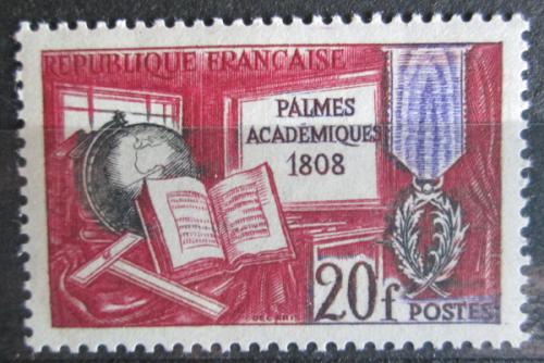 Poštovní známka Francie 1959 Akademický øád Mi# 1229 