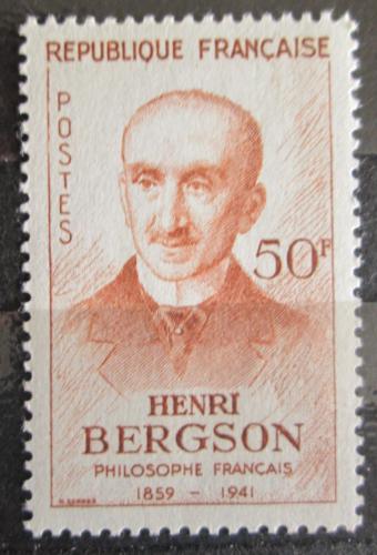 Poštovní známka Francie 1959 Henri Bergson, filozof Mi# 1267 