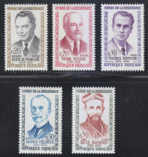 Poštovní známky Francie 1960 Osobnosti Mi# 1296-1300 Kat 12€