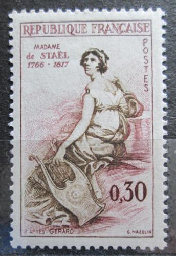 Poštovní známka Francie 1960 Madame de Staël, spisovatelka Mi# 1322