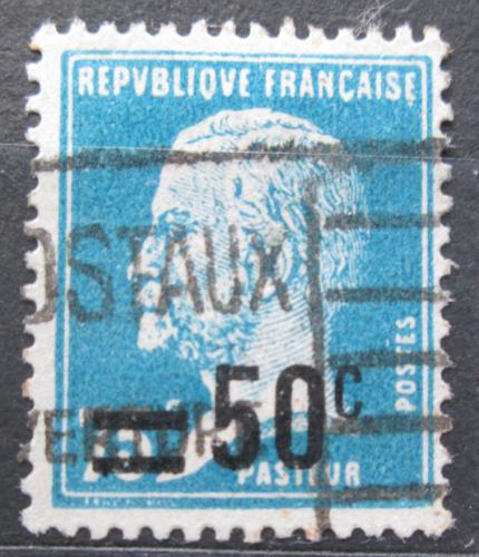 Poštovní známka Francie 1926 Louis Pasteur, bakteriolog pøetisk Mi# 204