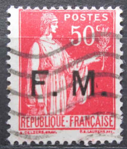 Potovn znmka Francie 1933 Alegorie mru, vojensk Mi# 7