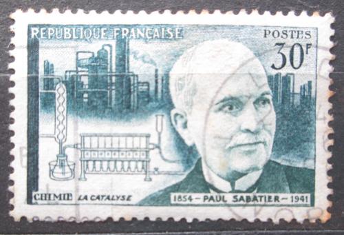 Poštovní známka Francie 1956 Paul Sabatier, chemik Mi# 1086