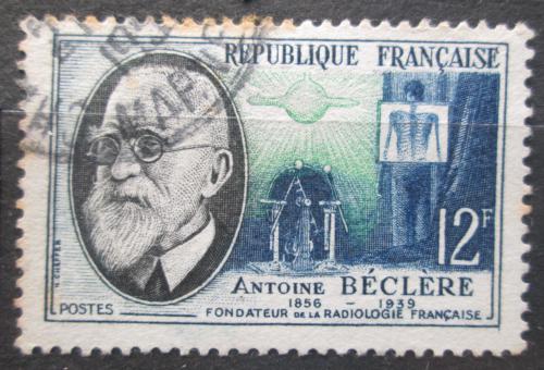 Potovn znmka Francie 1957 Antoine Bclère, rentgenolog Mi# 1125