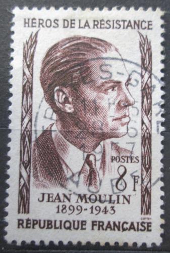 Potovn znmka Francie 1957 Jean Moulin Mi# 1129