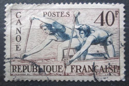 Poštovní známka Francie 1953 Veslování Mi# 981