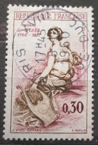 Poštovní známka Francie 1960 Madame de Staël, spisovatelka Mi# 1322
