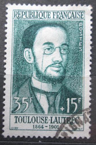 Poštovní známka Francie 1958 Henri de Toulouse-Lautrec, malíø Mi# 1207
