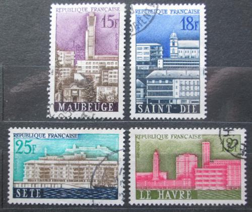 Poštovní známky Francie 1958 Mìsta Mi# 1188-91
