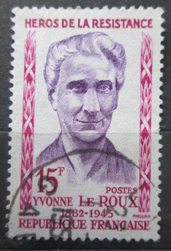 Potovn znmka Francie 1959 Yvonne Le Roux Mi# 1242