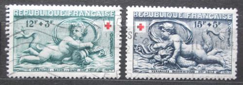Poštovní známky Francie 1952 Èervený køíž Mi# 955-56 Kat 8.50€