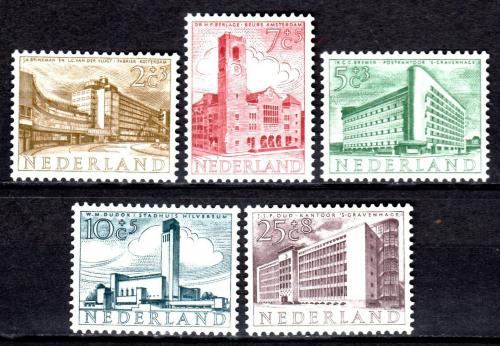 Poštovní známky Nizozemí 1955 Architektura Mi# 655-59 Kat 16€