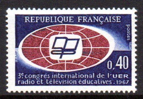 Poštovní známka Francie 1967 Kongres Vzdìlávání pøes televizi a rozhlas Mi# 1573