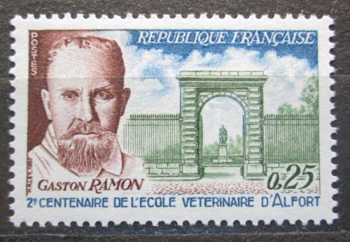 Poštovní známka Francie 1967 Gaston Ramon, veterináø Mi# 1584