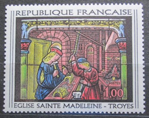 Poštovní známka Francie 1967 Vitráž, Nicolas Cordonnier Mi# 1598