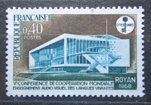 Poštovní známka Francie 1968 Kongresová hala v Royan Mi# 1620