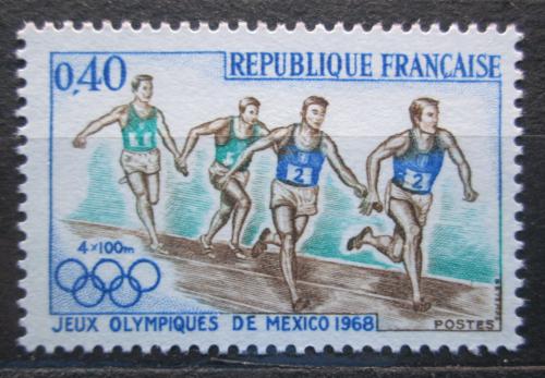 Poštovní známka Francie 1968 LOH Mexiko Mi# 1638