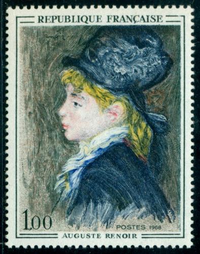 Poštovní známka Francie 1968 Umìní, Pierre-Auguste Renoir Mi# 1643