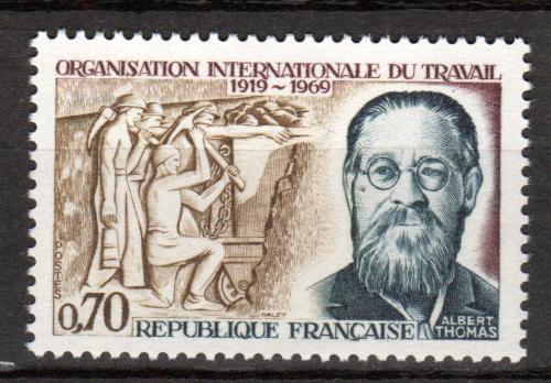 Poštovní známka Francie 1969 Albert Thomas Mi# 1669