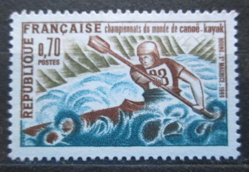 Poštovní známka Francie 1969 MS v jízdì na kajaku Mi# 1678